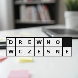 Rozwiązanie krzyżówki: drewno które powstaje na początku okresu wegetacyjnego charakteryzujące się jaśniejszą barwą obecnością licznych włókien i cienkimi ścianiami - drewno wczesne | hasła, synonimy i podpowiedzi Hasło krzyżówkowe drewno które powstaje na początku okresu wegetacyjnego charakteryzujące się jaśniejszą barwą obecnością licznych włókien i cienkimi ścianiami - drewno wczesne – rozwiązanie, synonimy, podpowiedzi i definicje krzyżówkowe